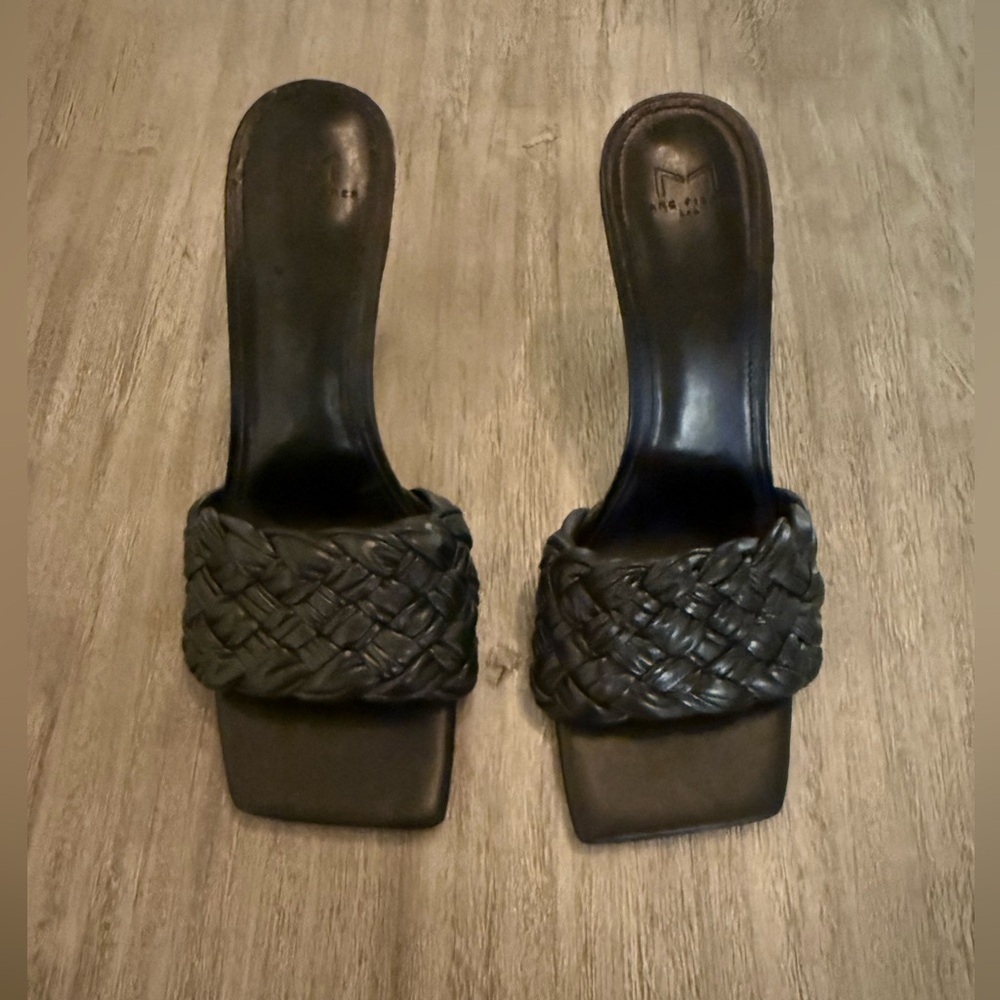 Marc Fisher Black Slide Heels